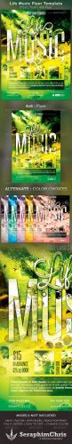 GraphicRiver - Life Music Gospel Flyer Template 2558124