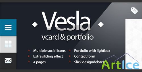 ThemeForest - Vesla - Vcard and Portfolio Html Template - RIP