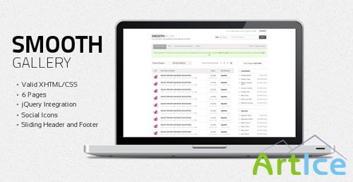ThemeForest - SmoothGallery - XHTML/CSS Image Gallery Template [RETAiL]