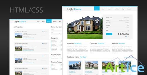 ThemeForest - Light House - Clean Real Estate HTML Template (Reupload)