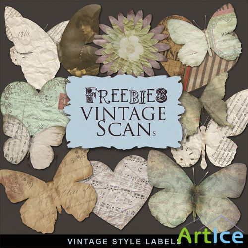 Scrap-kit - Paper Butterflies
