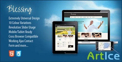 ThemeForest - Blessing Responsive HTML5/CSS3 Template