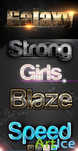 Galaxy Text Style pack
