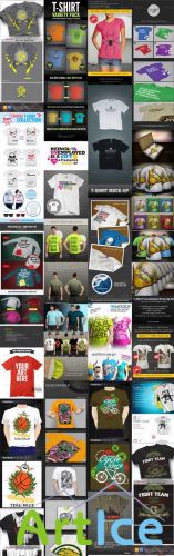 T-Shirt Mock-Up Bundle 2012