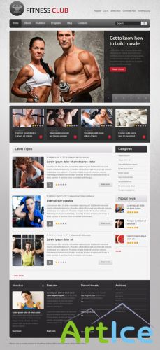 TemplateMonster - TM40183 - Fitness Wordpress Theme