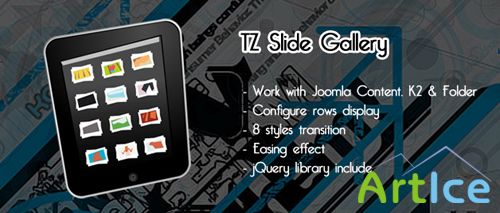 TemPlaza - TZ Slide Gallery v1.1 For Joomla 2.5 & 1.5