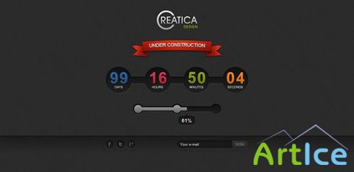 ThemeForest - Creatica - coming soon page