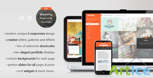ThemeForest - WowWay v1.6.3 - Interactive & Responsive Portfolio Wordpress Theme