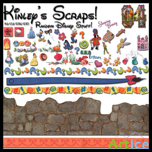 Scrap Set - Random Disney Stuff