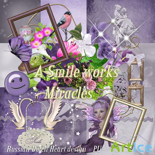 Scrap Set - A Smile workes Miracles