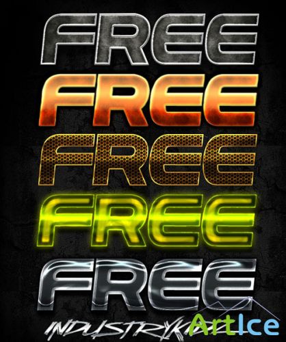 Photoshop Syles Pack 1 by Industrykidz