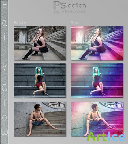 Fairy Glow Photoshop Actions