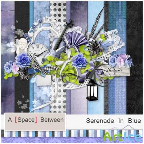 Scrap Set - Serenade In Blue
