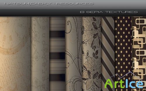 8 Sepia Textures Pack