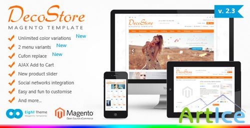 ThemeForest - DecoStore v2.3 - Magento Theme