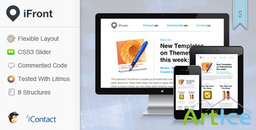 ThemeForest - iFront - Webshop Newsletter