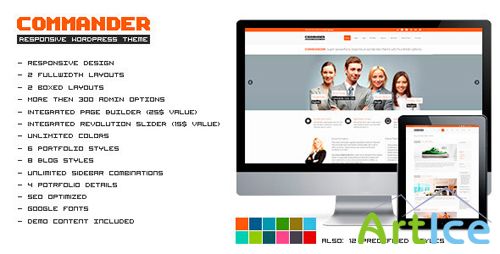 ThemeForest - COMMANDER v1.0.3 - Responsive Multi-Purpose Theme