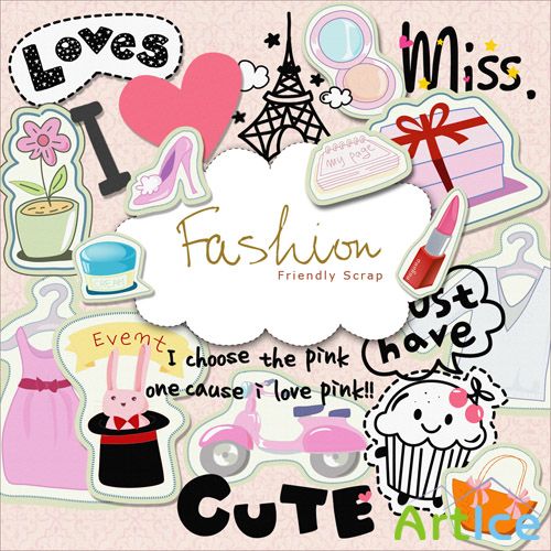 Scrap-kit - Fashion Cute