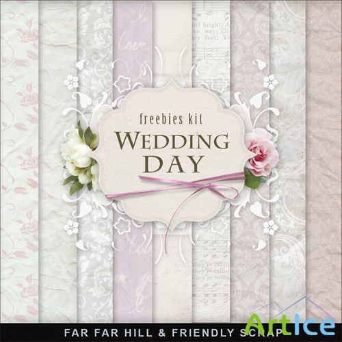 Scrap-set - Wedding Day