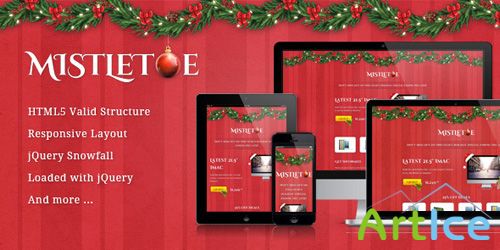 ThemeForest - MistleToe - A Christmas Special Landing Page