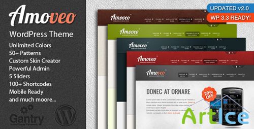 ThemeForest - Amoveo v1.1 - Multipurpose Wordpress Theme - UPDATE