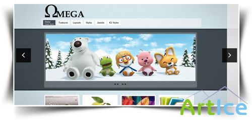 ThemExpert - Omega - Simple Yet Elegant Joomla 2.5 Template