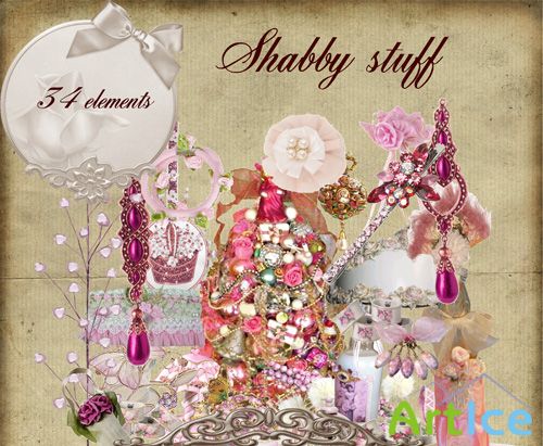 Scrap Set - Shabby Stuff PNG Files
