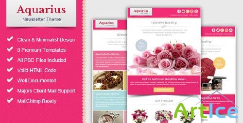 ThemeForest - Valentine Email Marketing & Newsletter Template