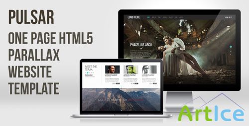 ThemeForest - Pulsar - One Page HTML5 Parallax Website Template