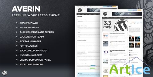 ThemeForest - Averin v1.2 - Premium Magazine Theme