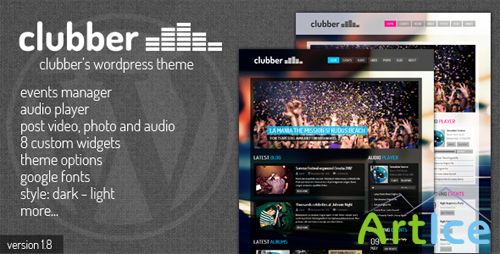 ThemeForest - Clubber v1.1 - Events & Music WordPress Theme