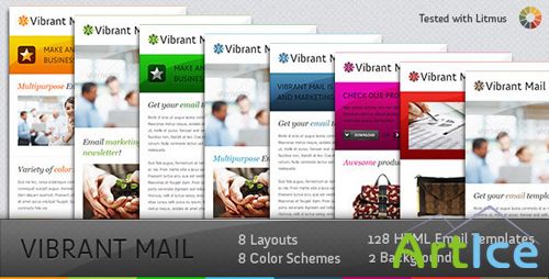ThemeForest - Vibrant Mail - Colorful Email Template