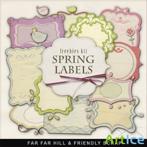 Scrap-kit - Spring Labels