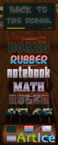 Back to the School Photoshop Styles