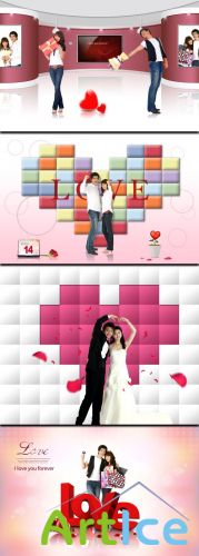 4 PSD Sources - I love You Forever