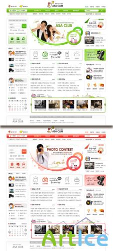PSD Web Templates - Happy Life