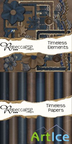 Scrap Set - Timeless PNG and JPG Files