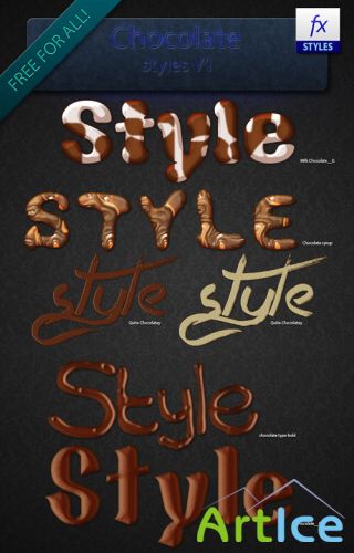Chocolate Photoshop Styles v1