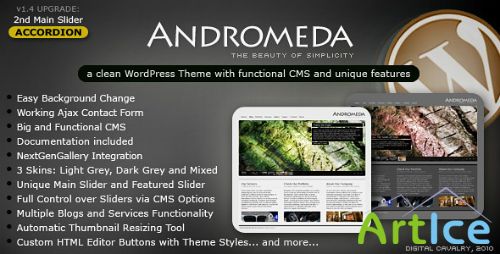 ThemeForest - Andromeda WordPress v1.5 - The Beauty of Simplicity