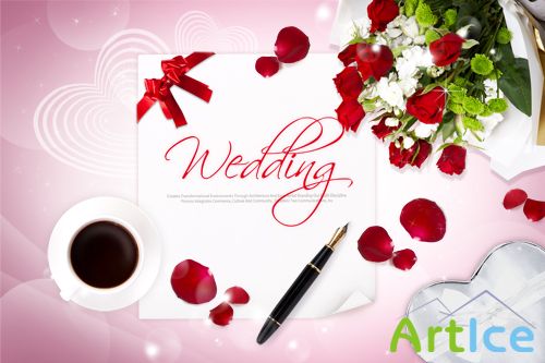 PSD Source - Wedding Invitation