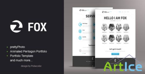 ThemeForest - FOX - Creative Portfolio Template