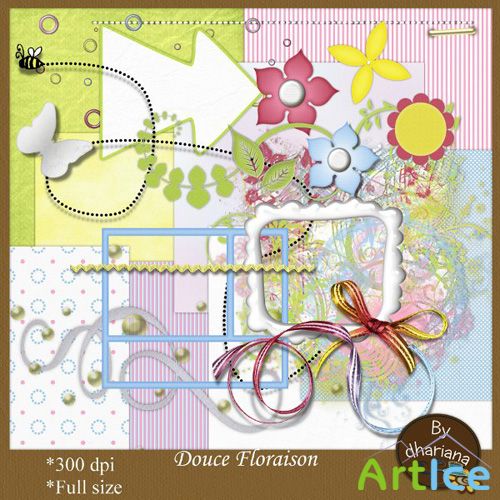 Scrap Set - Douce Floraison
