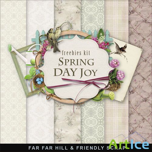 Scrap-set - Spring Day Joy