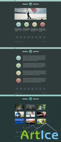 Portfolico PSD Template