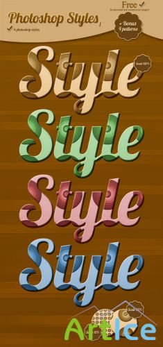 4 Premium Photoshop Styles
