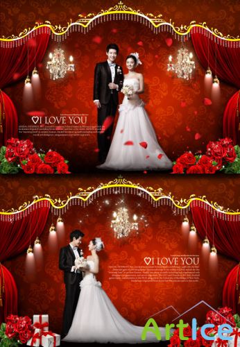 Wedding PSD Sources - I Love You