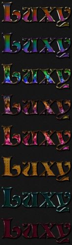 Royal Colorful Text Styles