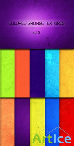 WeGraphics - Colored Grunge Textures Vol 2