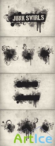 WeGraphics - Vector Junk Swirls
