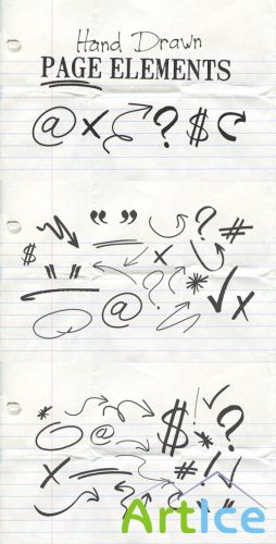 WeGraphics - Hand Drawn Page Elements